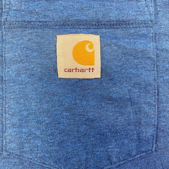 Carhartt Pocket Tee Thrifted Vintage Style Size XL - Picture 4 of 9
